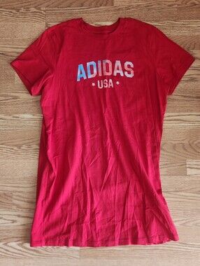 EUC adidas USA 4th Of July T-Shirt Dress